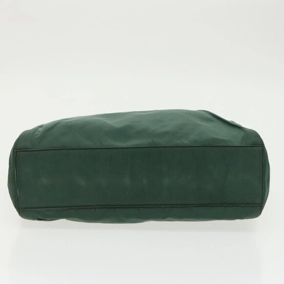 PRADA Hand Bag Nylon Green Auth fm4152 - Picture 7 of 16